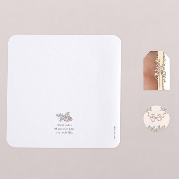 Mon premier portrait - rose