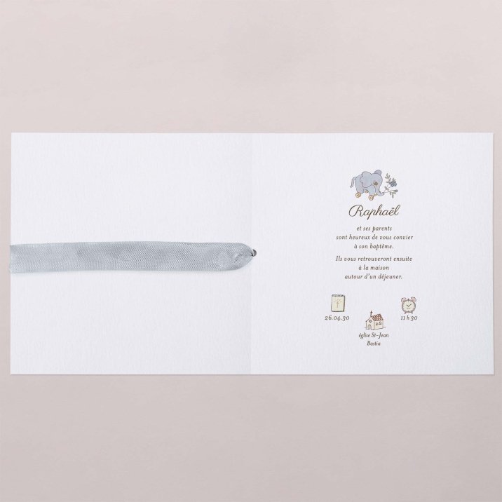 Mon premier portrait - bleu